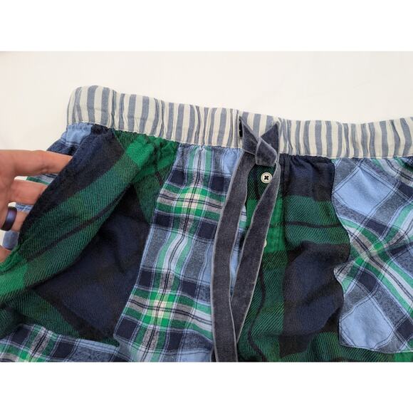 Aerie Lounge Pants Women's Large Patchwork Pockets Flannel Material Sleep Comfy - Picture 9 of 9